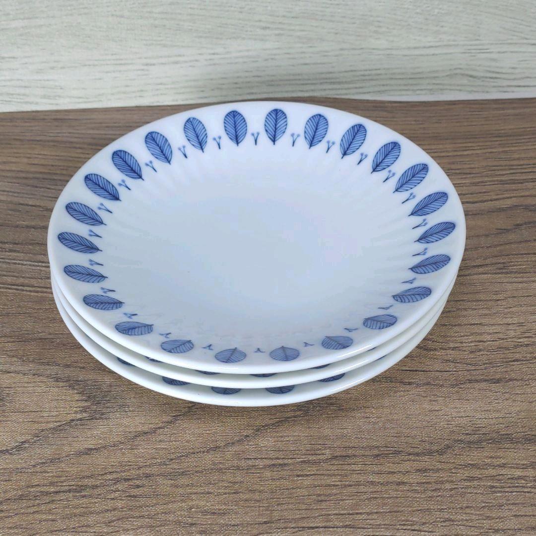 美濃焼　人気のうすかる ハーブミント　16.8cmプレート　３枚　新品未使用