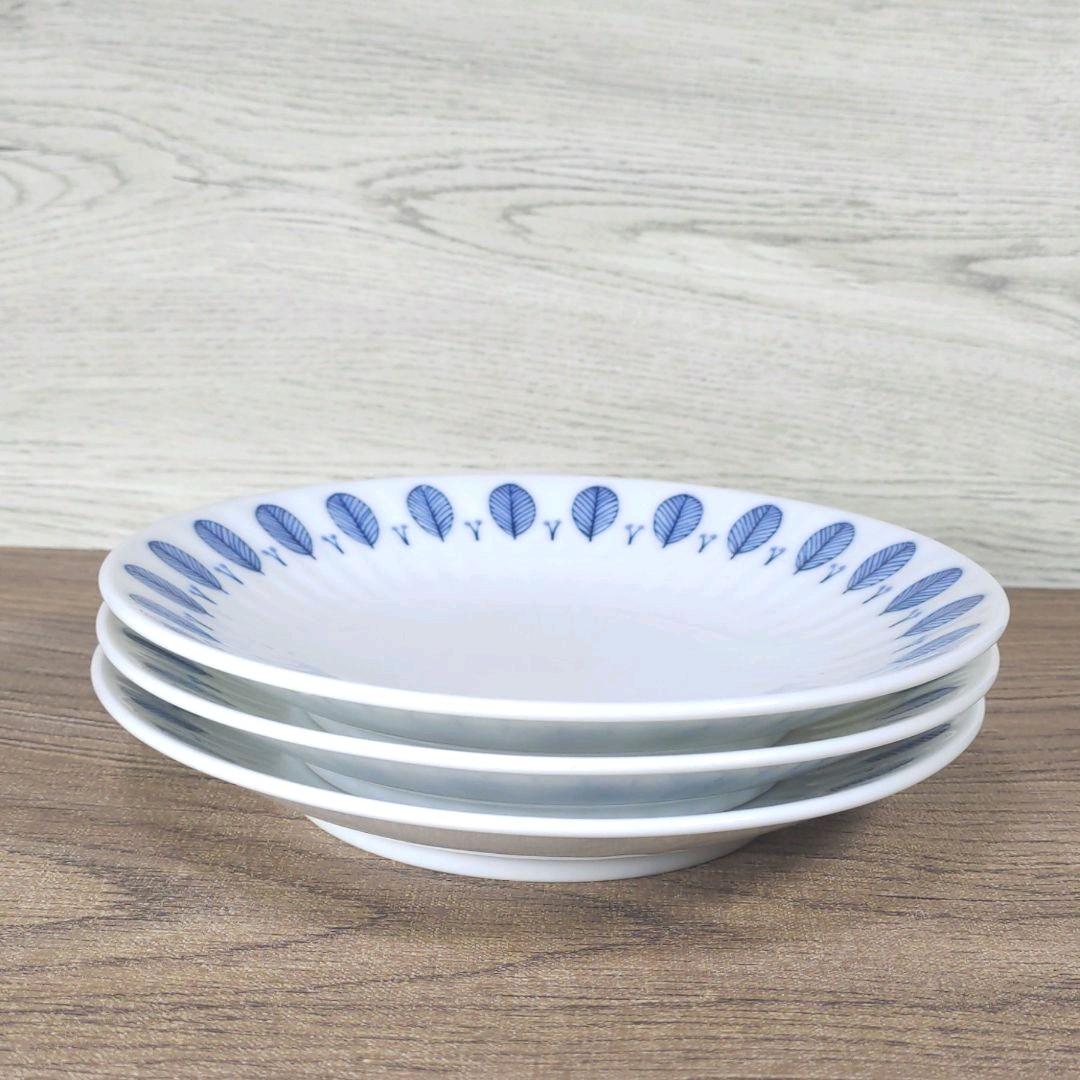 美濃焼　人気のうすかる ハーブミント　16.8cmプレート　３枚　新品未使用