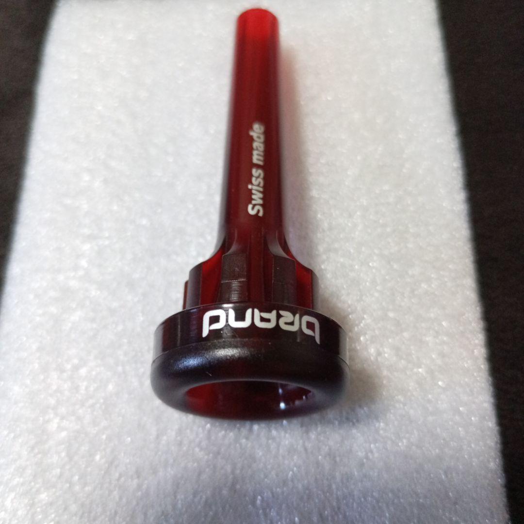 brand Woody 7 フリューゲルホルンマウスピース プラスチック製レッド