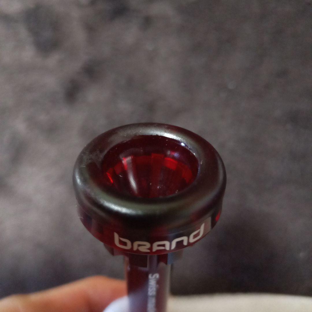 brand Woody 7 フリューゲルホルンマウスピース プラスチック製レッド