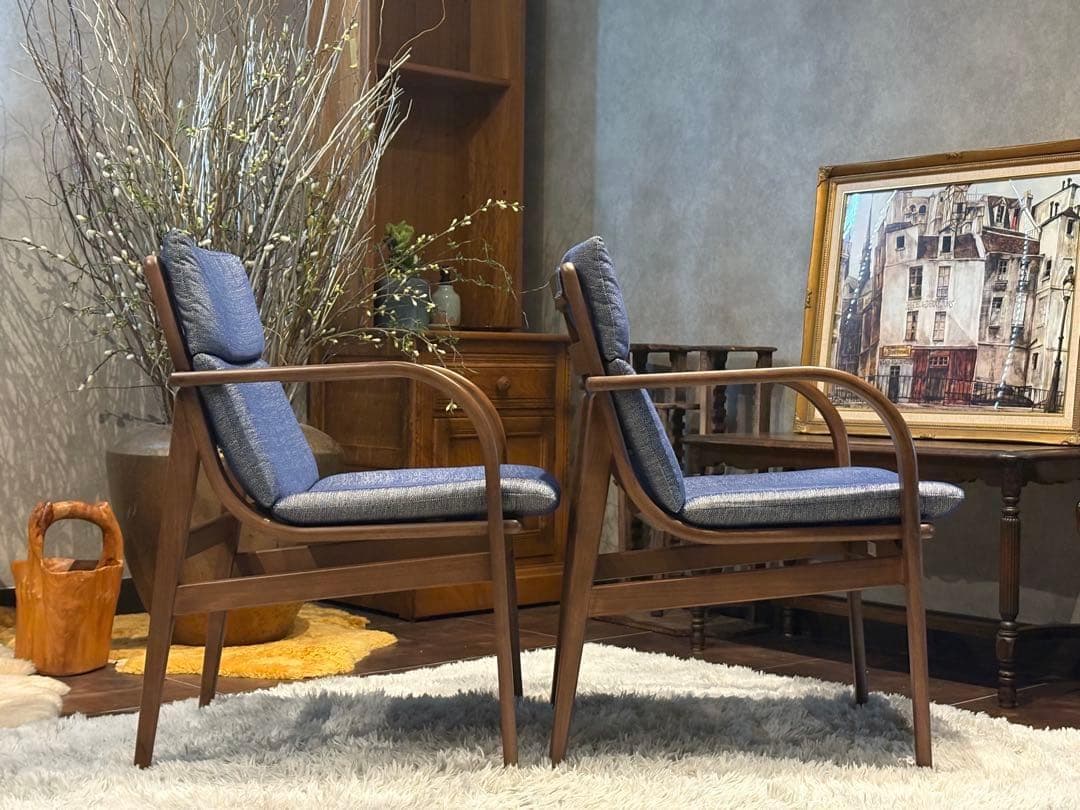 HIDA 飛騨産業　L-chair エルチェア　キツツキ　アームチェア　IZZ