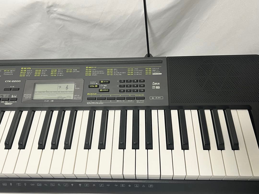 【即日発送可】美品 CASIO CTK-2200 キーボードACアダプター付