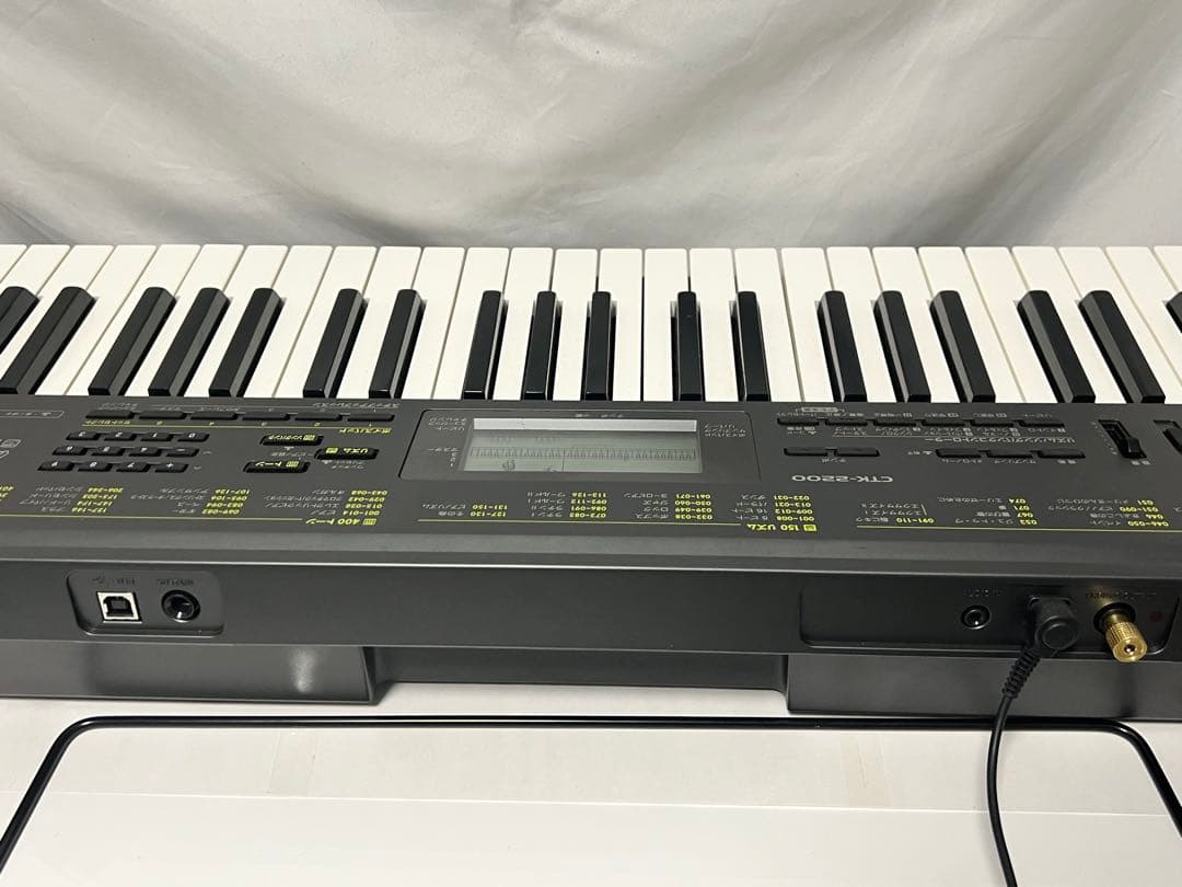【即日発送可】美品 CASIO CTK-2200 キーボードACアダプター付