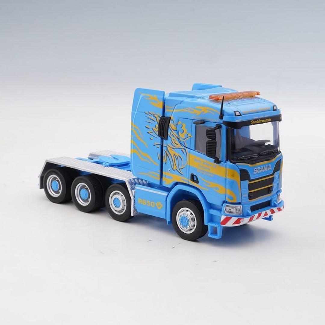 1/64 スカニアSCANIA R650 トラクターヘッドダイキャストカーブルー