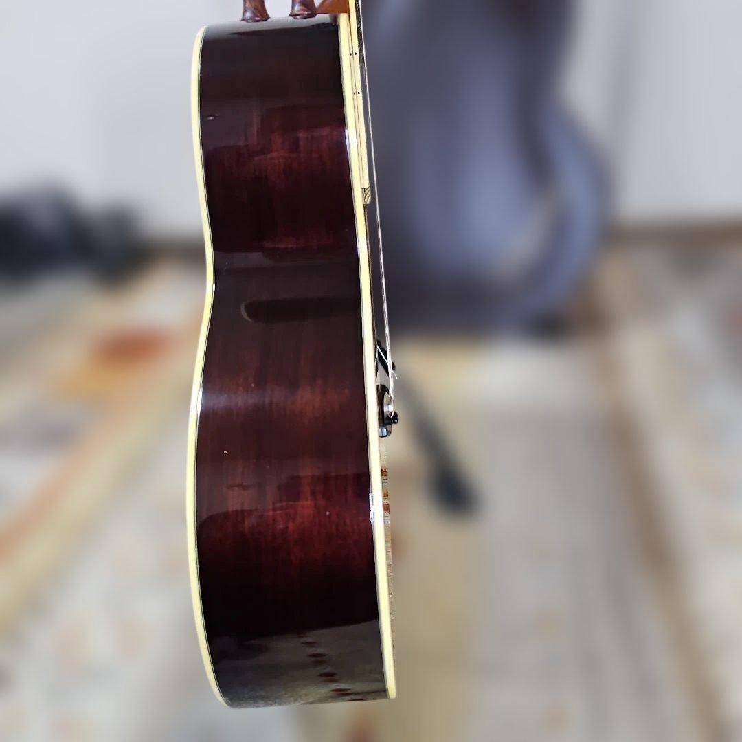 ARIA.FE-50ラウンドバック、エレアコ ハードケース付き。