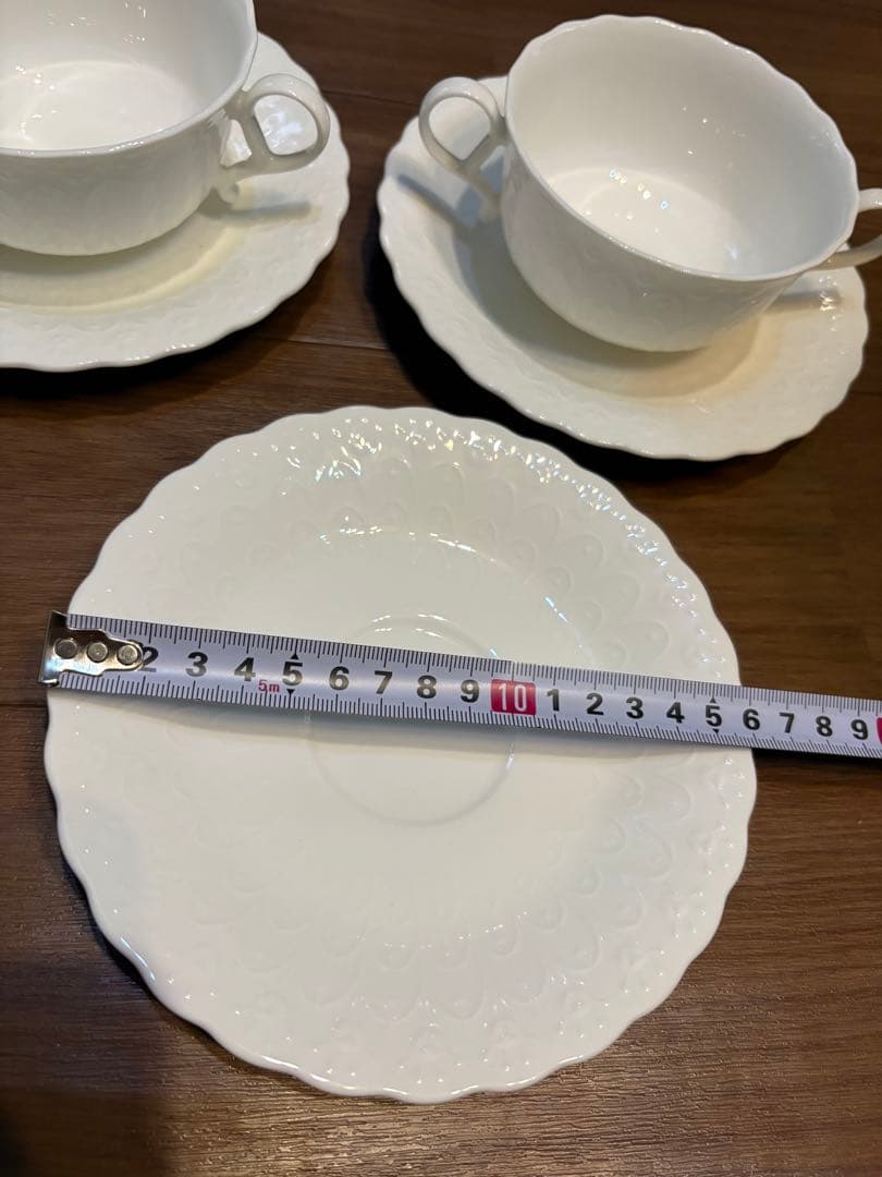 NARUMI(ナルミ) シルキーホワイト　スープカップ &ソーサー5客セット