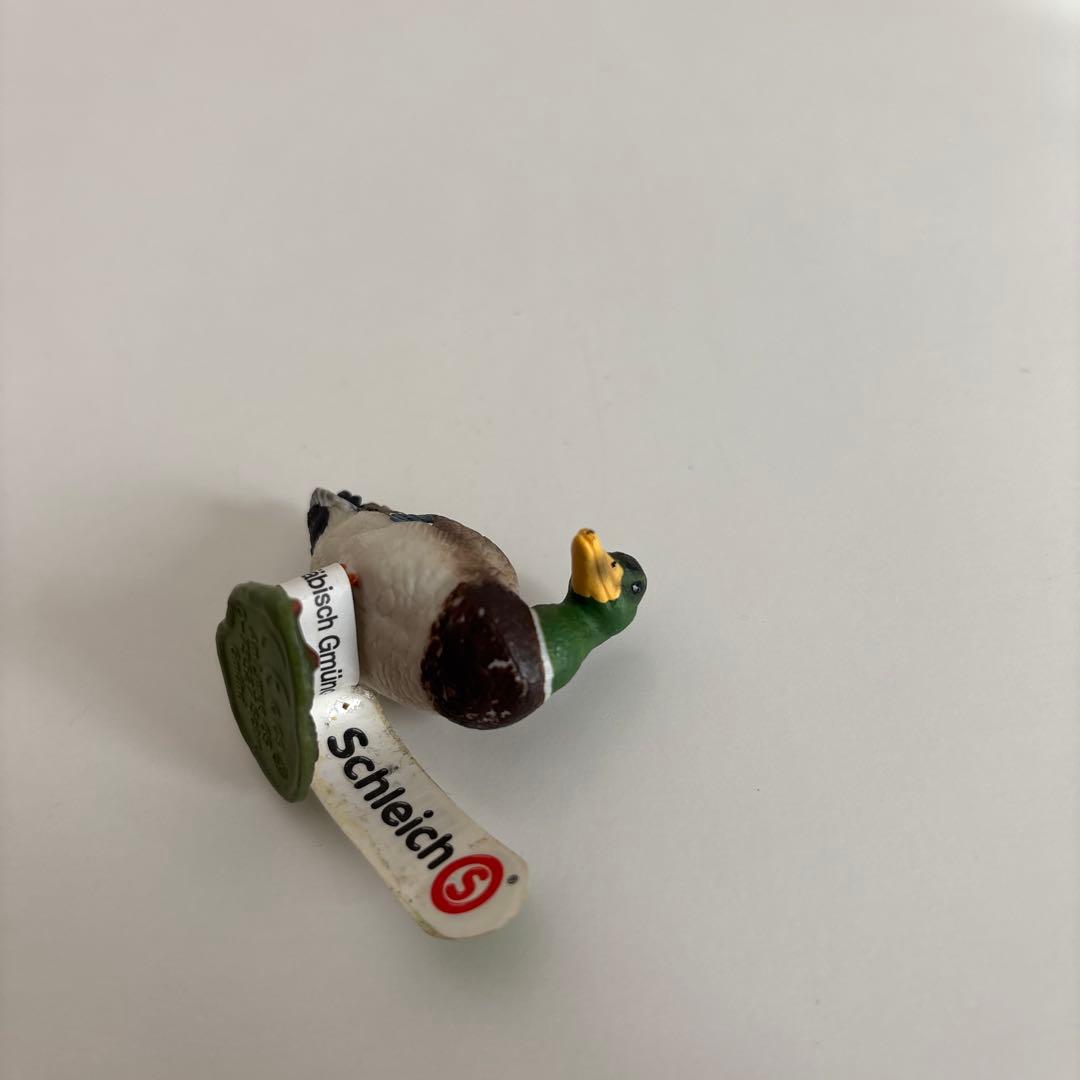 シュライヒ　鳥　フィギュア　カモ　親子　オス　メス　子ども　廃盤品