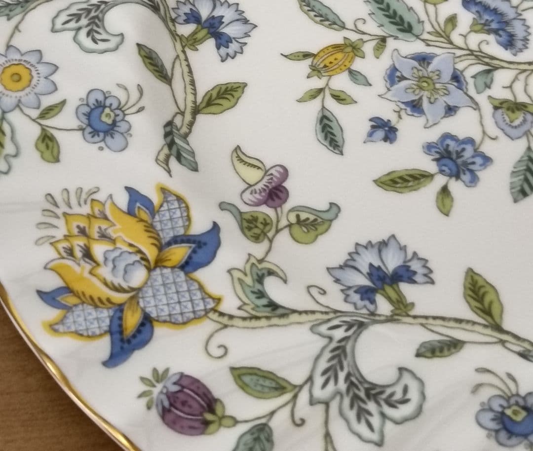 MINTON HADDON HALL ミントン ハドンホール 金彩プレート5枚