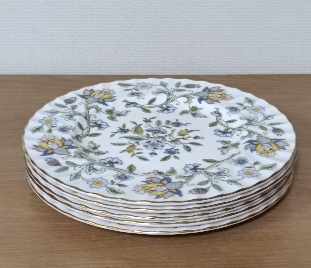 MINTON HADDON HALL ミントン ハドンホール 金彩プレート5枚