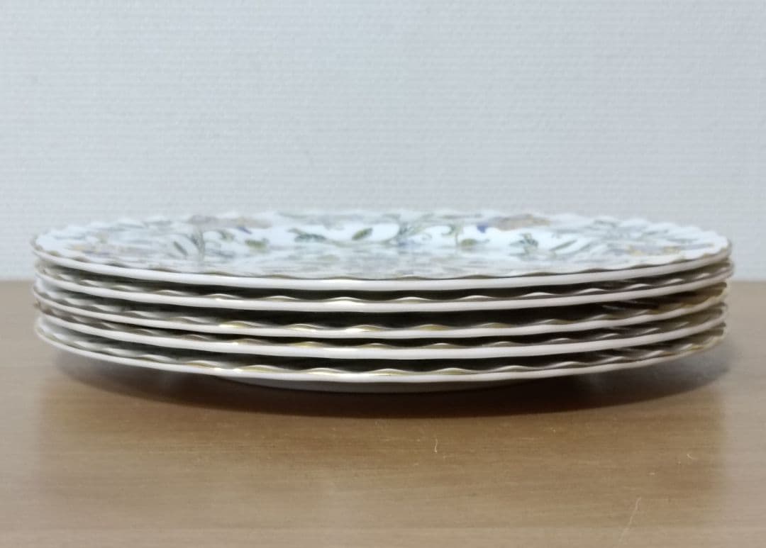 MINTON HADDON HALL ミントン ハドンホール 金彩プレート5枚