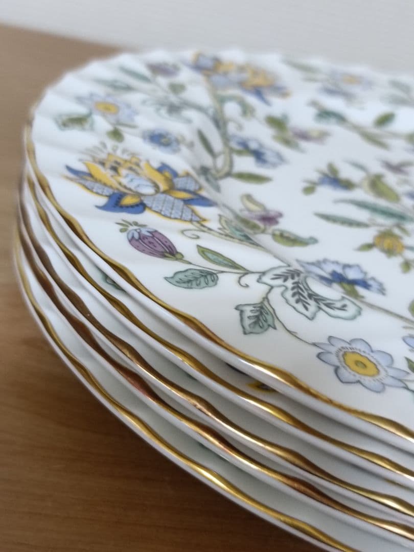 MINTON HADDON HALL ミントン ハドンホール 金彩プレート5枚
