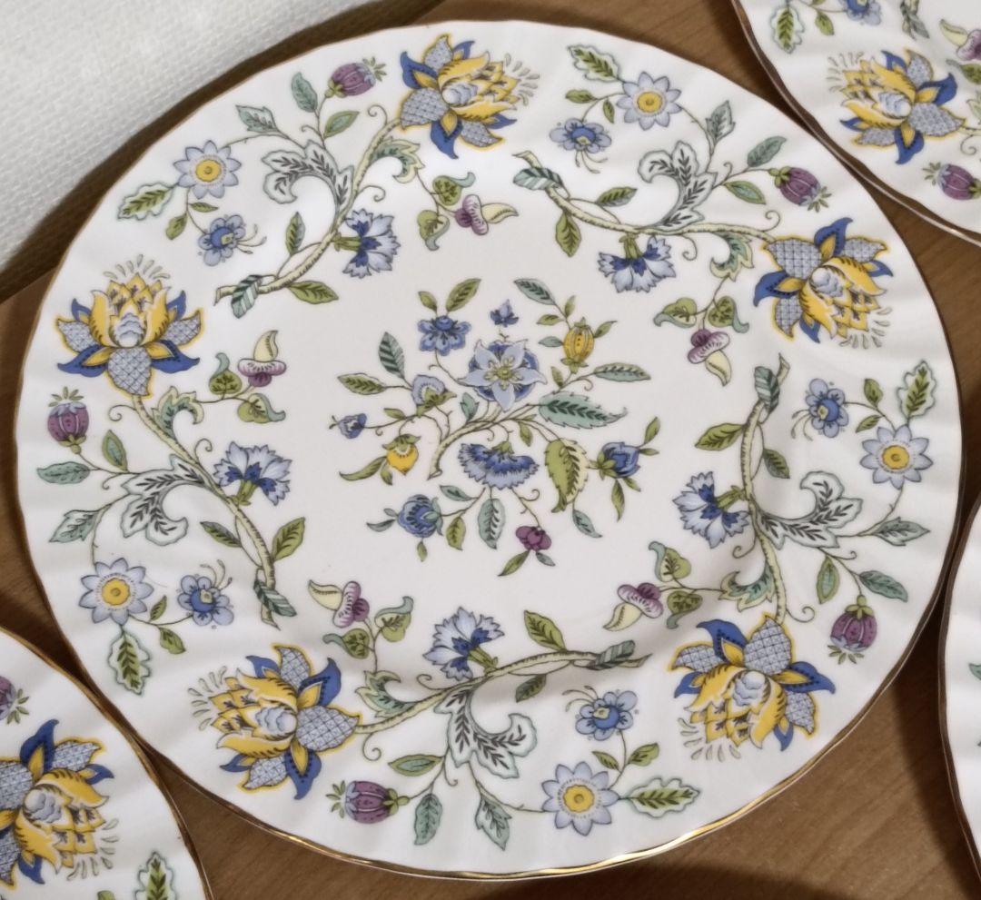 MINTON HADDON HALL ミントン ハドンホール 金彩プレート5枚