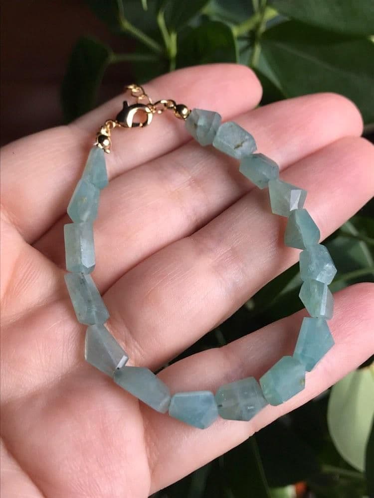 グランディディエライト タンブルブレスレット