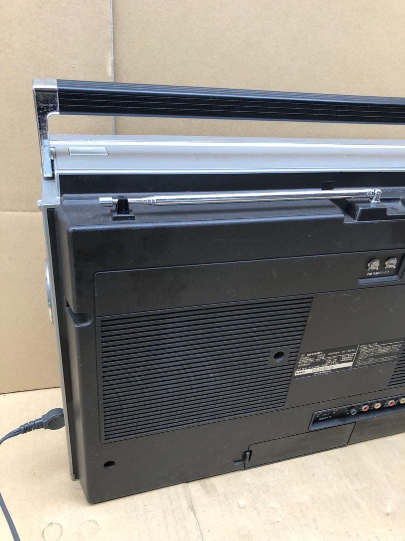 SHARP ザ・サーチャーW GF-808 ラジカセ　 年代物(I1)