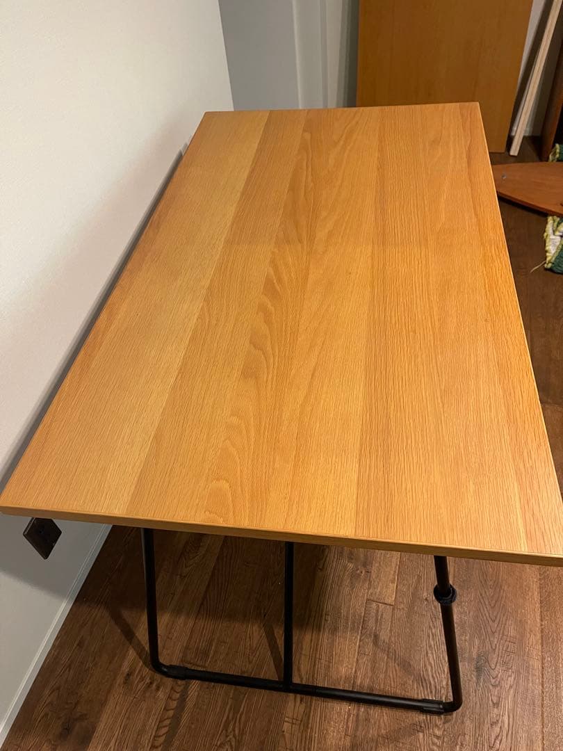 無印良品/MUJI 折りたたみテーブル 幅120cm オーク材 ナチュラル