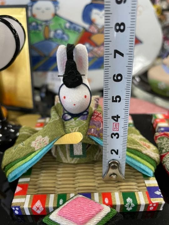 日本製　華やぎ　うさぎ　親王雛