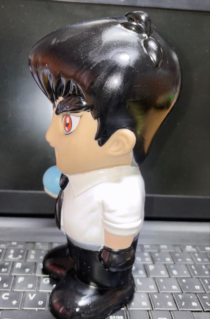 非売品 地獄先生ぬ～べ ソフビ人形 貯金箱 週刊少年ジャンプ 懸賞当選品