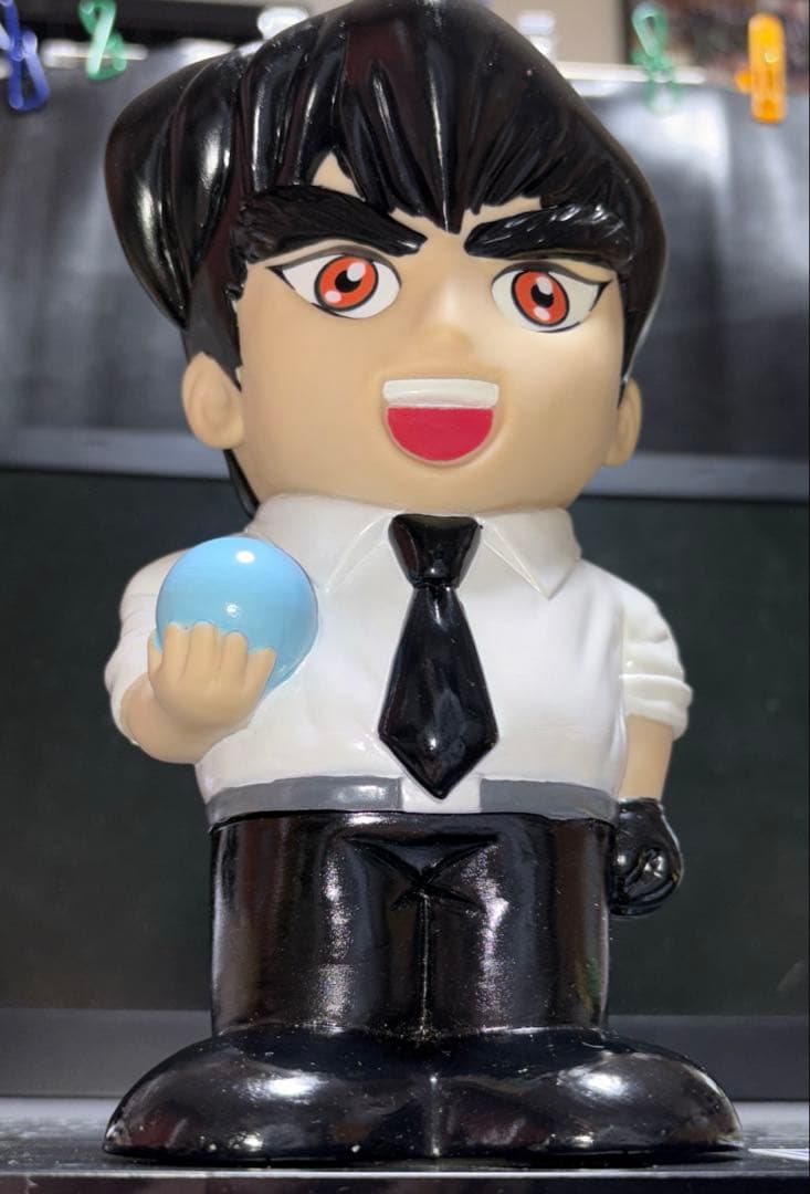 非売品 地獄先生ぬ～べ ソフビ人形 貯金箱 週刊少年ジャンプ 懸賞当選品