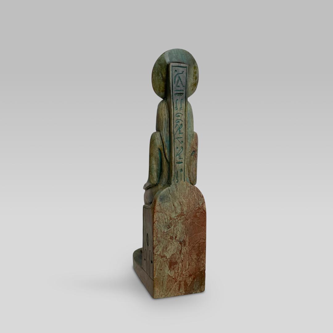 【レプリカ】古代エジプト文明 セメクト 石像 アートオブジェ 置物