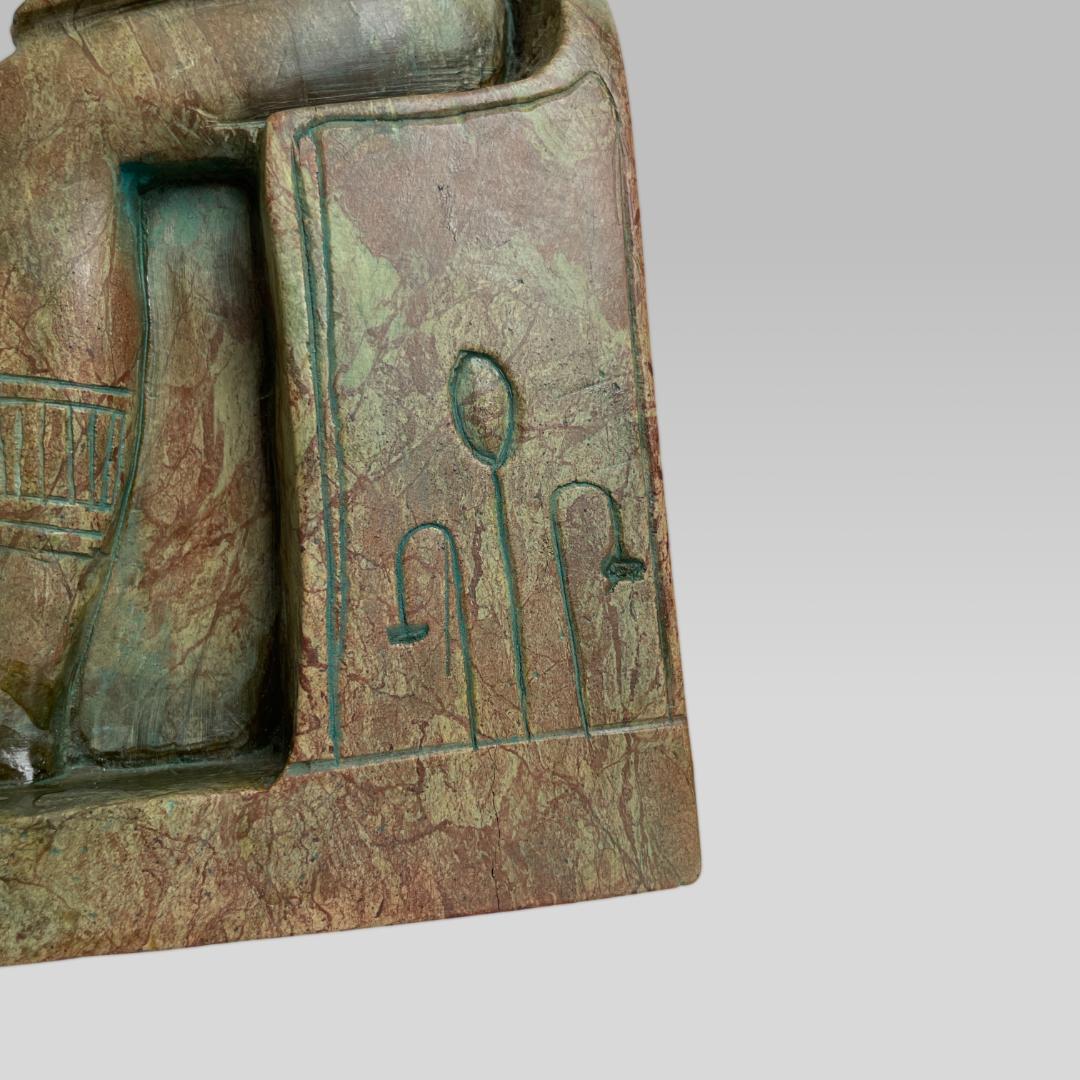 【レプリカ】古代エジプト文明 セメクト 石像 アートオブジェ 置物