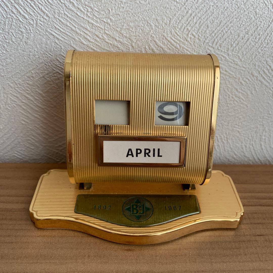 【希少】B&J社 アンティーク 万年カレンダー