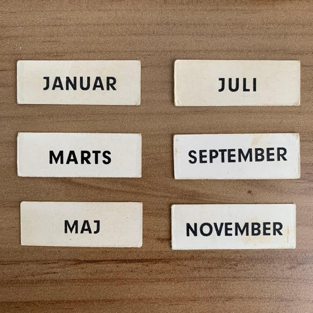 【希少】B&J社 アンティーク 万年カレンダー