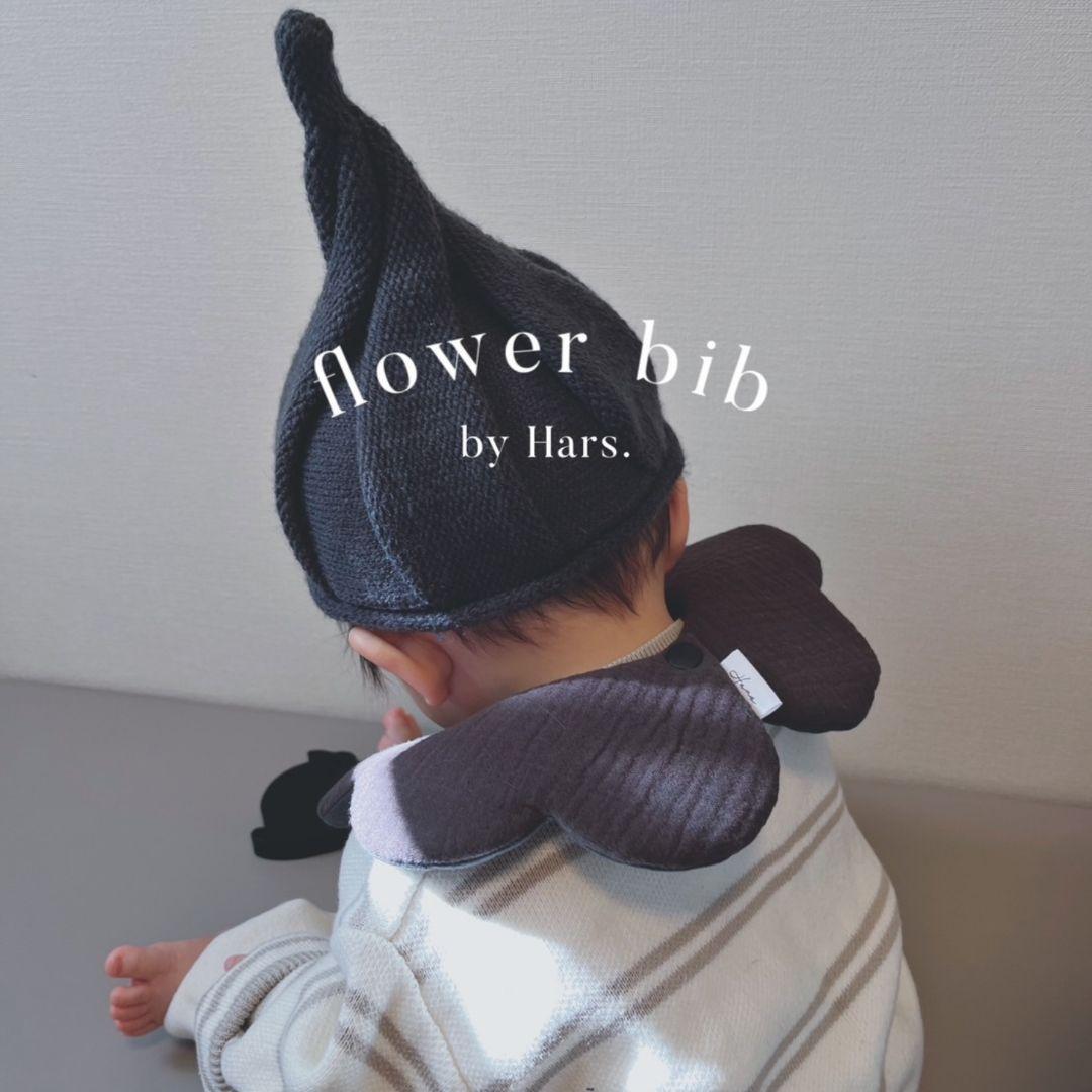 (表生地選べる)花びらスタイ　【2size】　orderページ　￥800