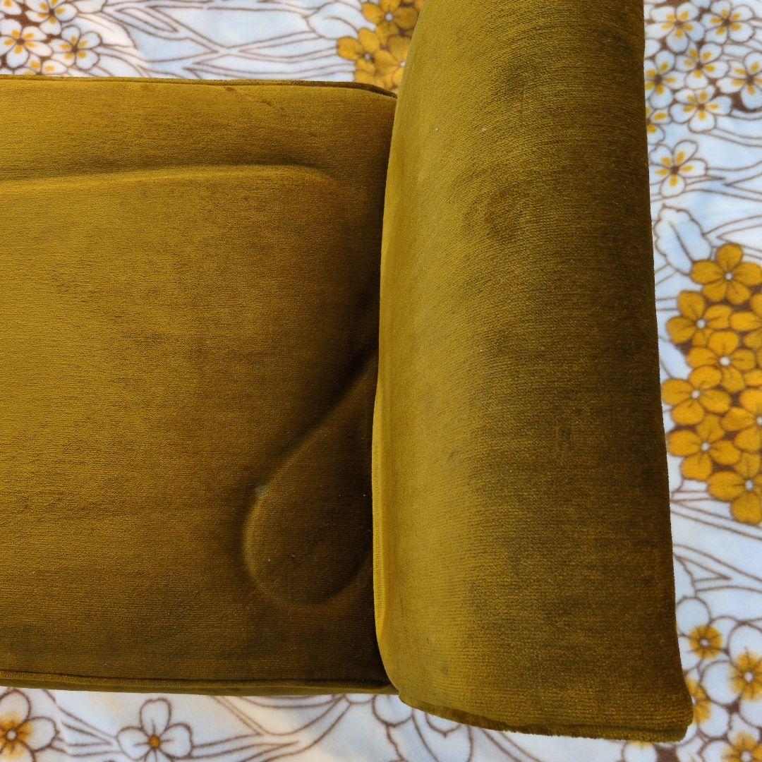 昭和レトロ モケット 1人掛け チェア②ソファ ベルベット ポップ アンティーク