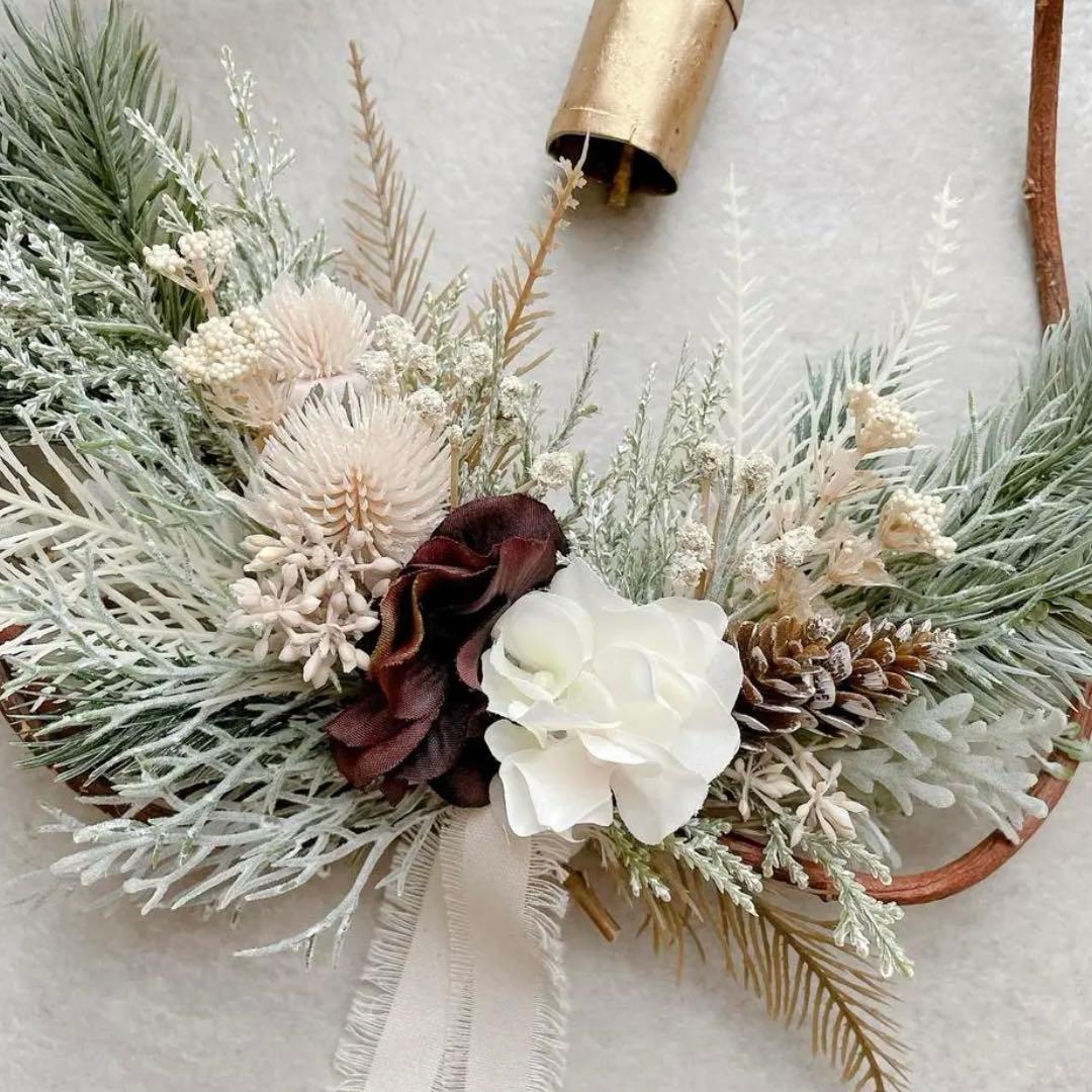 Rarara♪　メルカリ便に変更　　2点おまとめ造花　クリスマス　リース