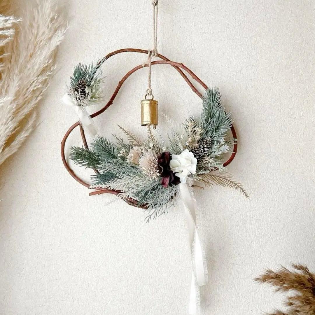 Rarara♪　メルカリ便に変更　　2点おまとめ造花　クリスマス　リース