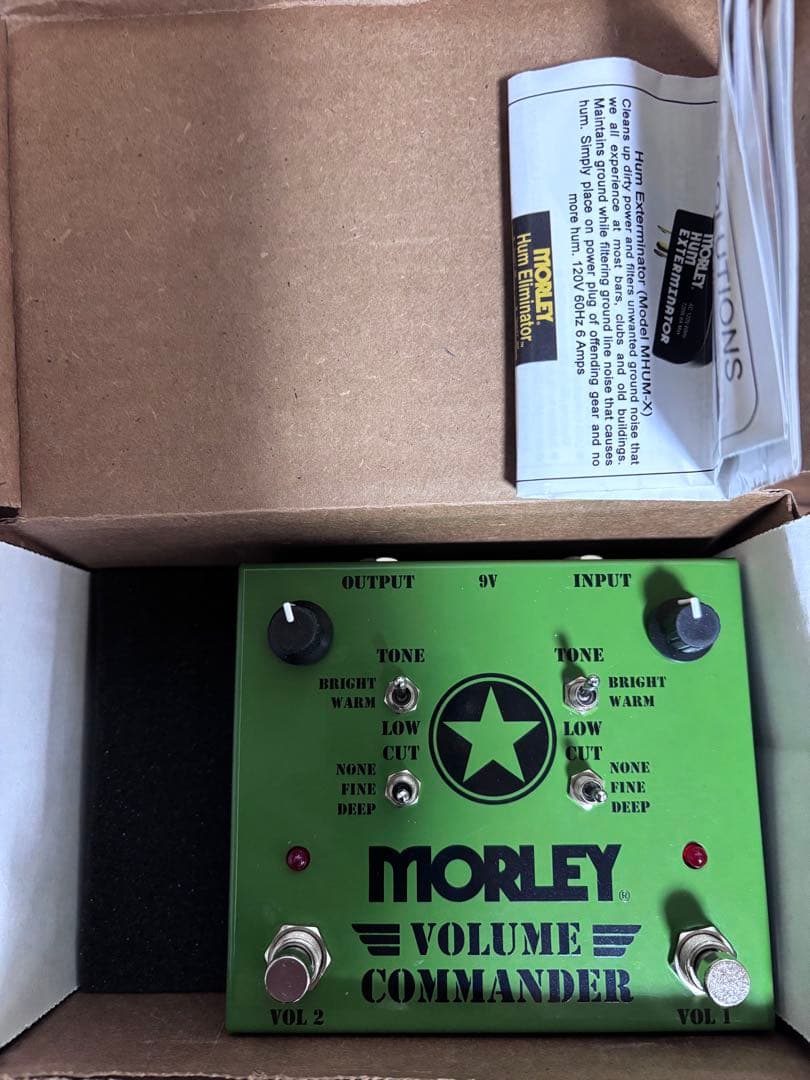 Morley Volume Commander ギターエフェクター