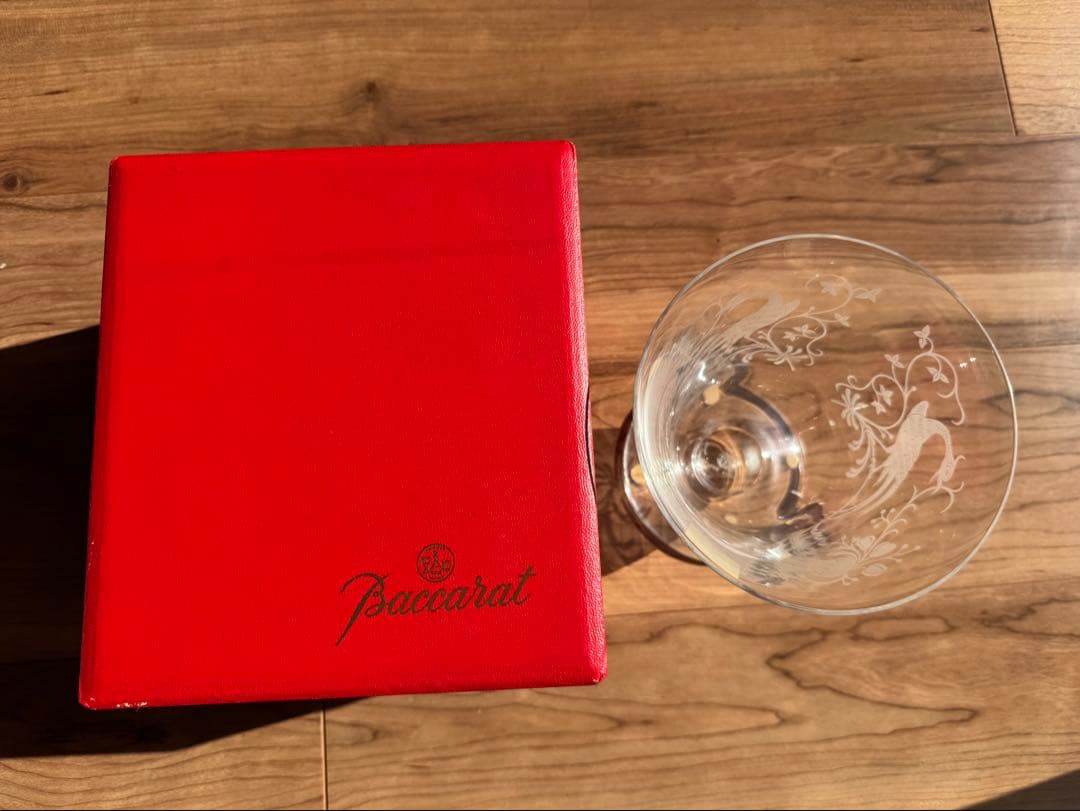 バカラ　花瓶　1987年製　未使用品