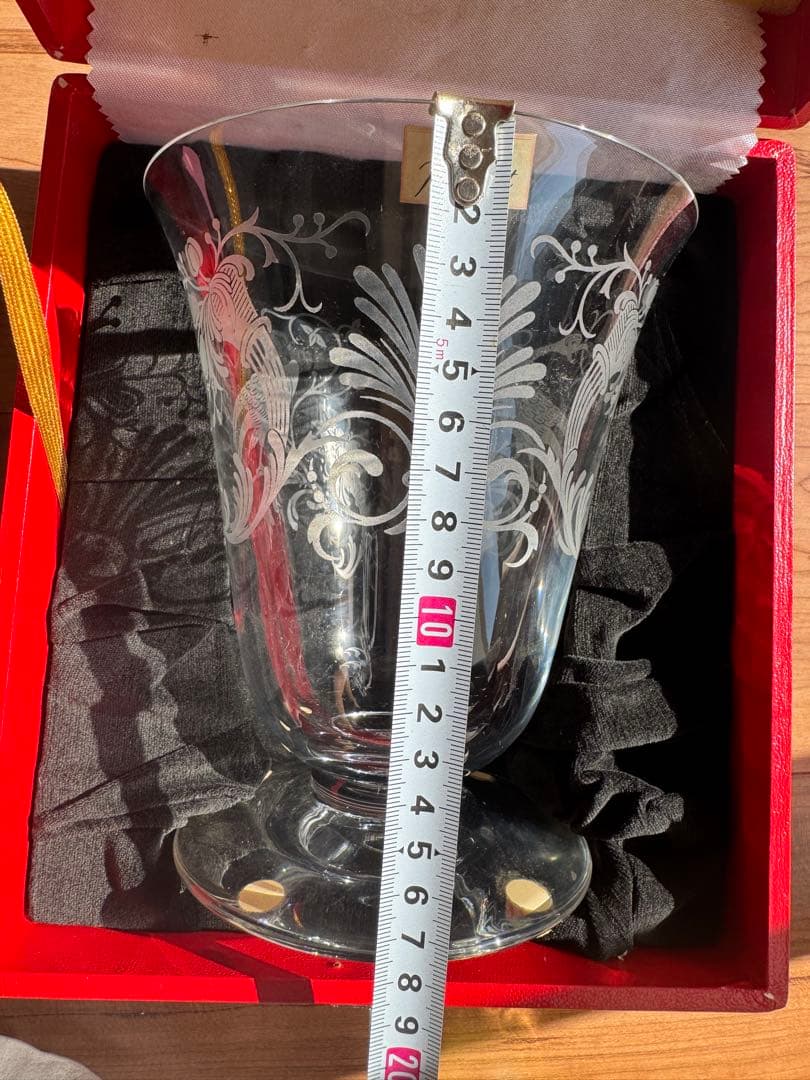 バカラ　花瓶　1987年製　未使用品