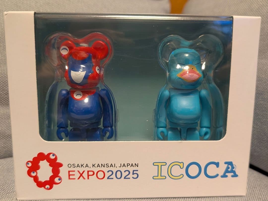 ミャクミャク ICOCA 万博 ベアブリックBE@RBRICK 限定　イコちゃん