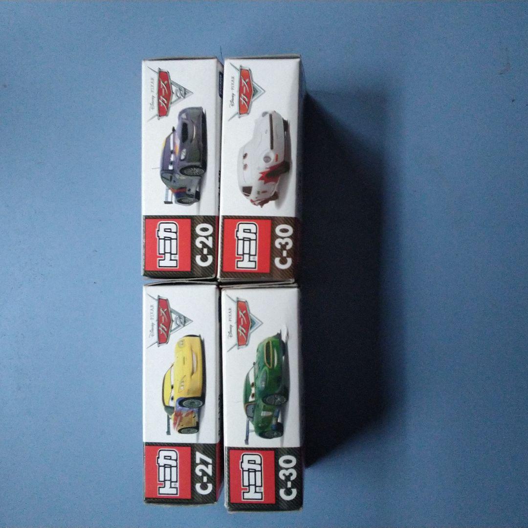 カーズトミカ　ナイジェル　ジェフ　マックス　マック・マツオ　未開封品　4台セット