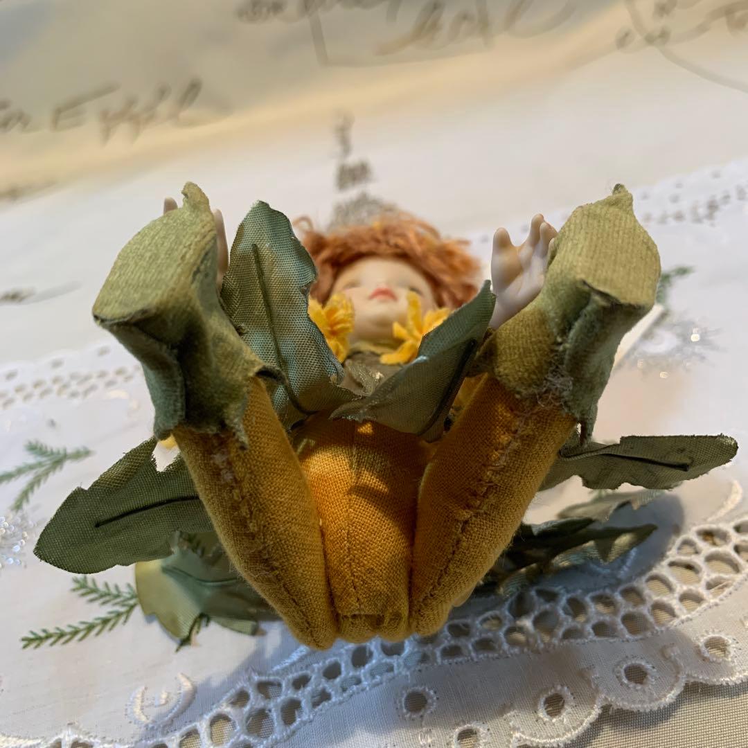 若月まり子　美品の小さな天使の女の子！緑と黄色が可愛い過ぎます！可愛いがって！