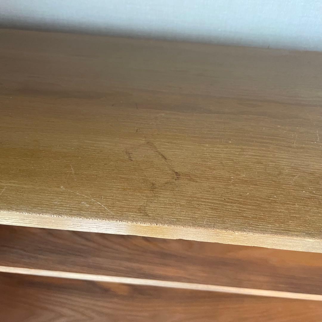 飾り棚　古道具　キャビネット　昭和レトロ　食器棚　シェルフ　木製　昭和ガラス