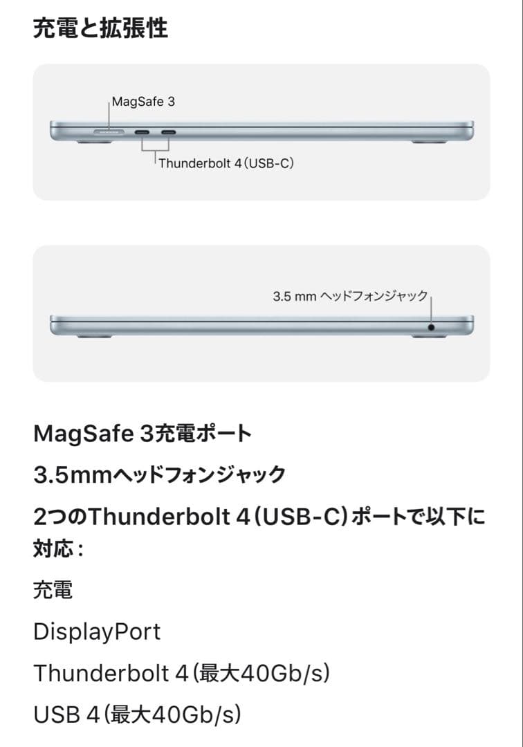 【新品未使用・Win】MacBook Air2025 M4 16GB 25