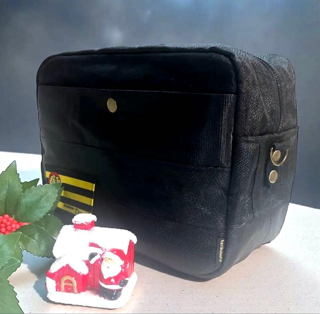 ✿︎ボストンタイプのショルダーバック(畳縁製) ✿︎✿︎ワッペン