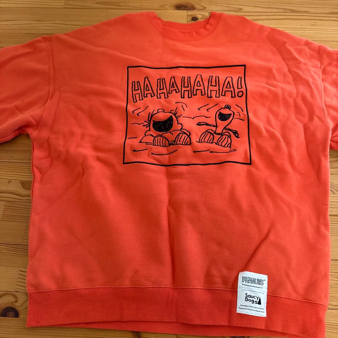 SaucyDog スヌーピーコラボ　スウェット　XLサイズ