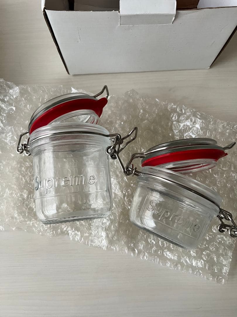 新品未使用品supremeシュプリームJar ste　ガラス瓶　保存瓶