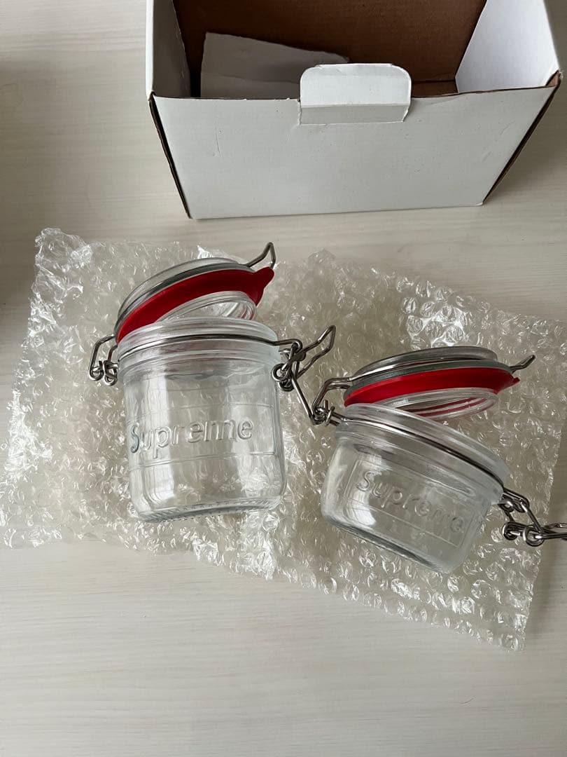 新品未使用品supremeシュプリームJar ste　ガラス瓶　保存瓶