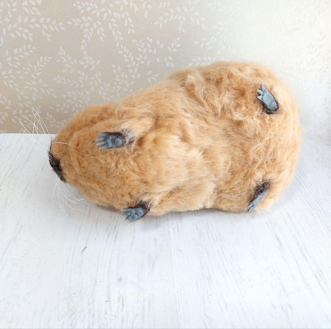 羊毛フェルト　モルモット(ロシアンスモークモルモット)