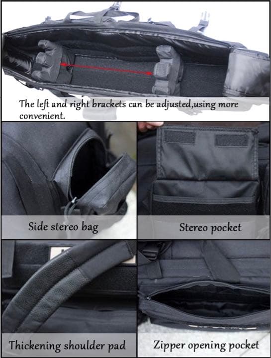 サバゲー　サバイバルゲーム　ガンケース　ライフル　2丁　緑　グリーン　鞄　銃