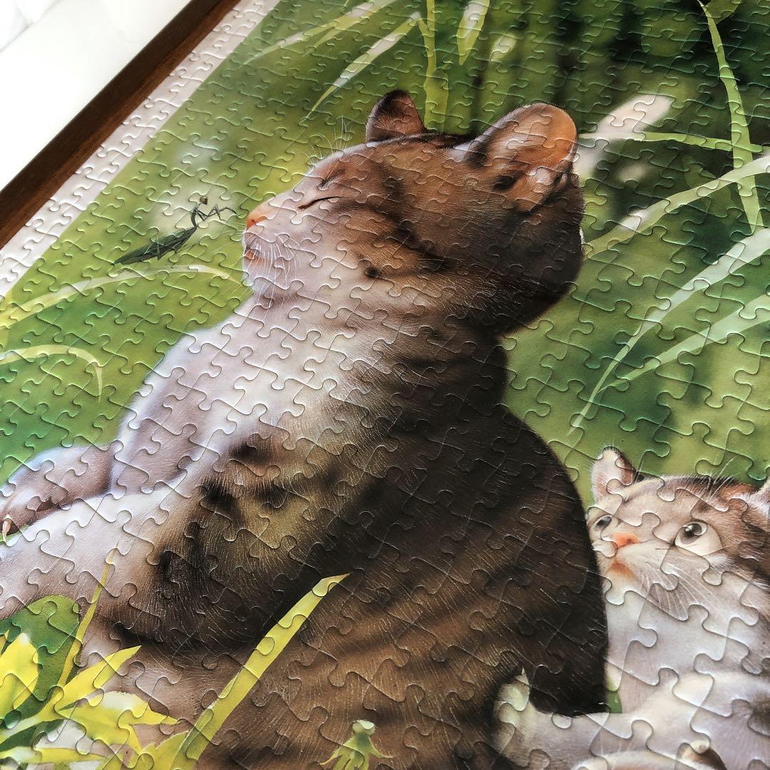 ジグソーパズル 完成品 猫