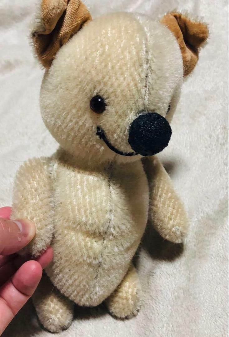 ハンドメイド　国内作家 作家様　加藤日砂 クマ　テディベア　レア　ぬいぐるみ