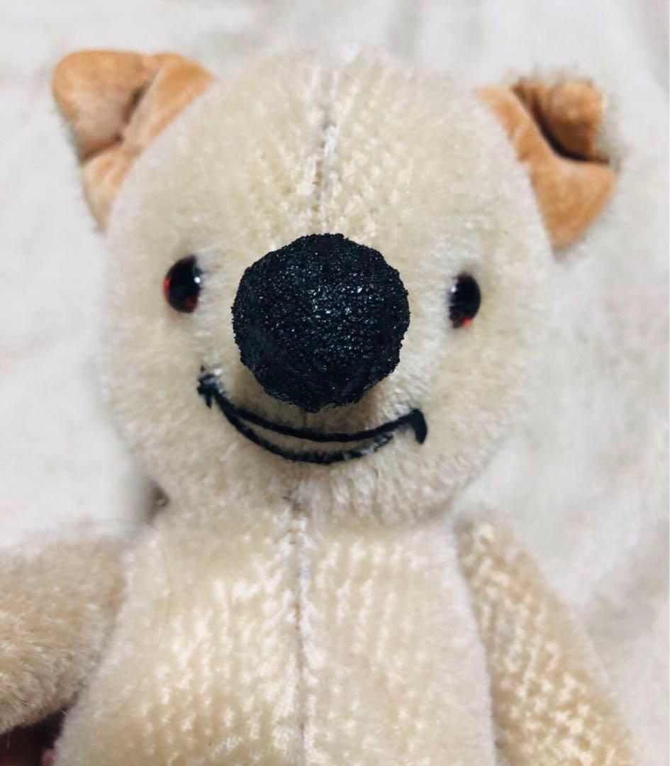 ハンドメイド　国内作家 作家様　加藤日砂 クマ　テディベア　レア　ぬいぐるみ
