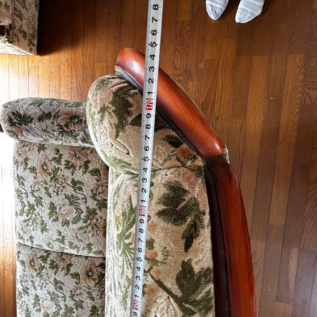 クラシック アームチェア 3人掛けソファ[セット割引有り]昭和レトロ