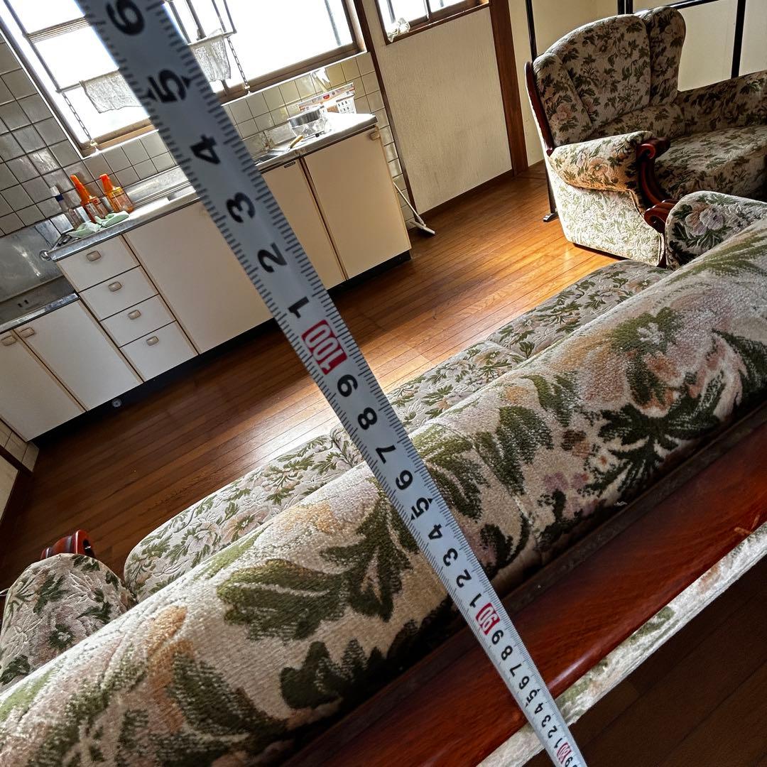 クラシック アームチェア 3人掛けソファ[セット割引有り]昭和レトロ