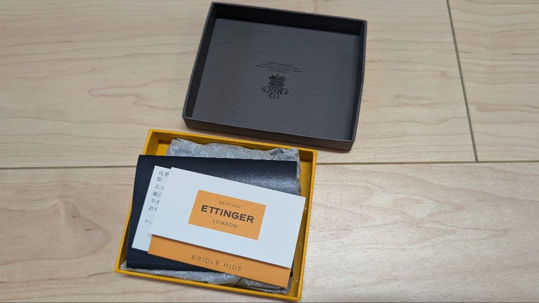 【中古】 馬蹄型ケース 小銭入れ ETTINGER 【使用感あり】